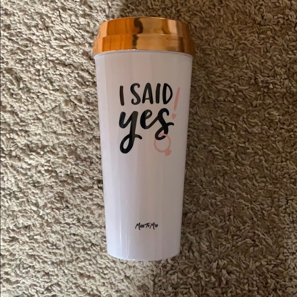 500ml “i said yes” tumbler